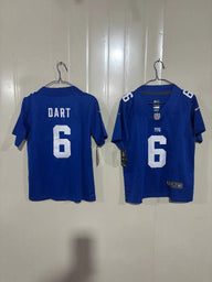 Giants 25/26 Dart #6 Royal Blue Game Kids Jersey
