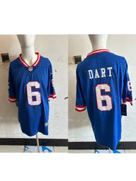 Giants 25/26 Dart #6 Royal Blue/Red Game NFL Jersey