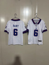 Giants 25/26 Dart #6 White/Navy Game Kids Jersey
