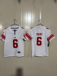Giants 25/26 Dart #6 White/Red Game Kids Jersey