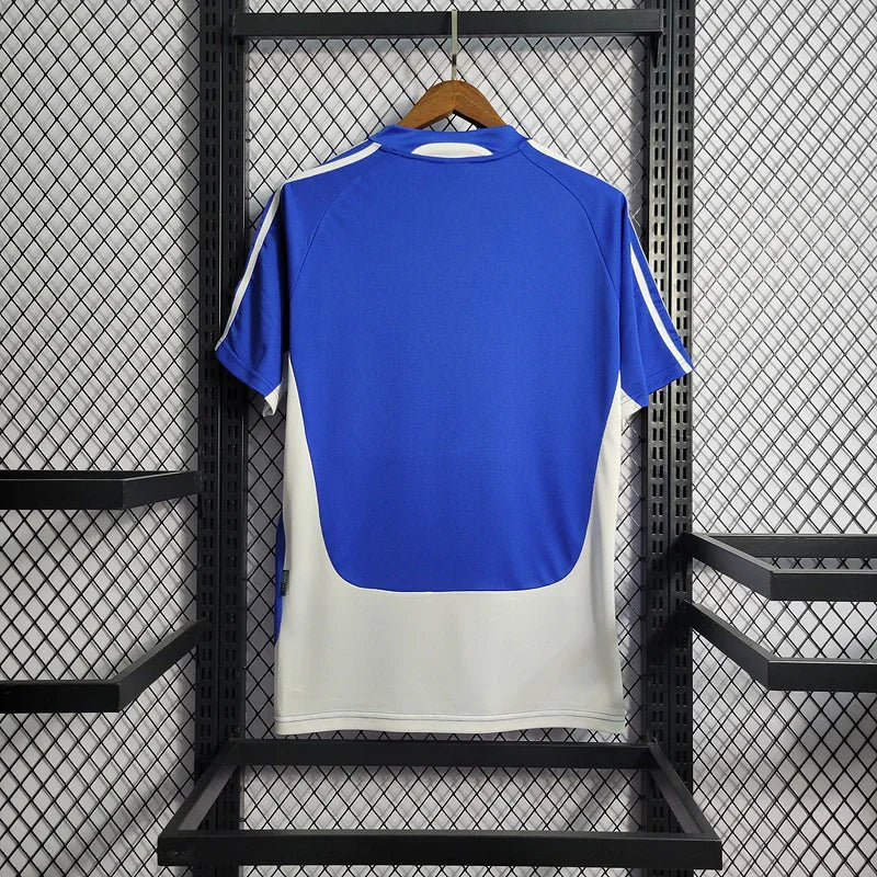 Greece 2004 Retro Blue/White Away Jersey