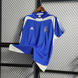 Greece 2004 Retro Blue/White Away Jersey