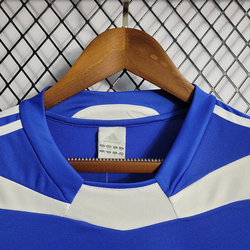 Greece 2004 Retro Blue/White Away Jersey