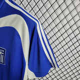Greece 2004 Retro Blue/White Away Jersey