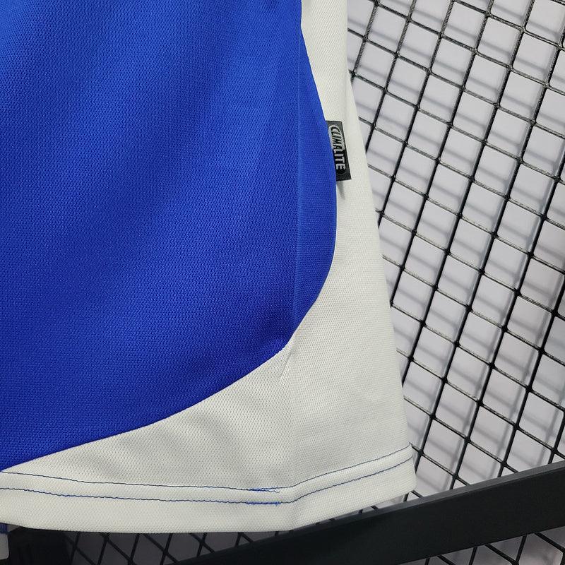 Greece 2004 Retro Blue/White Away Jersey