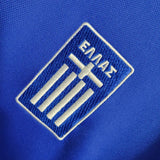 Greece 2004 Retro Blue/White Away Jersey