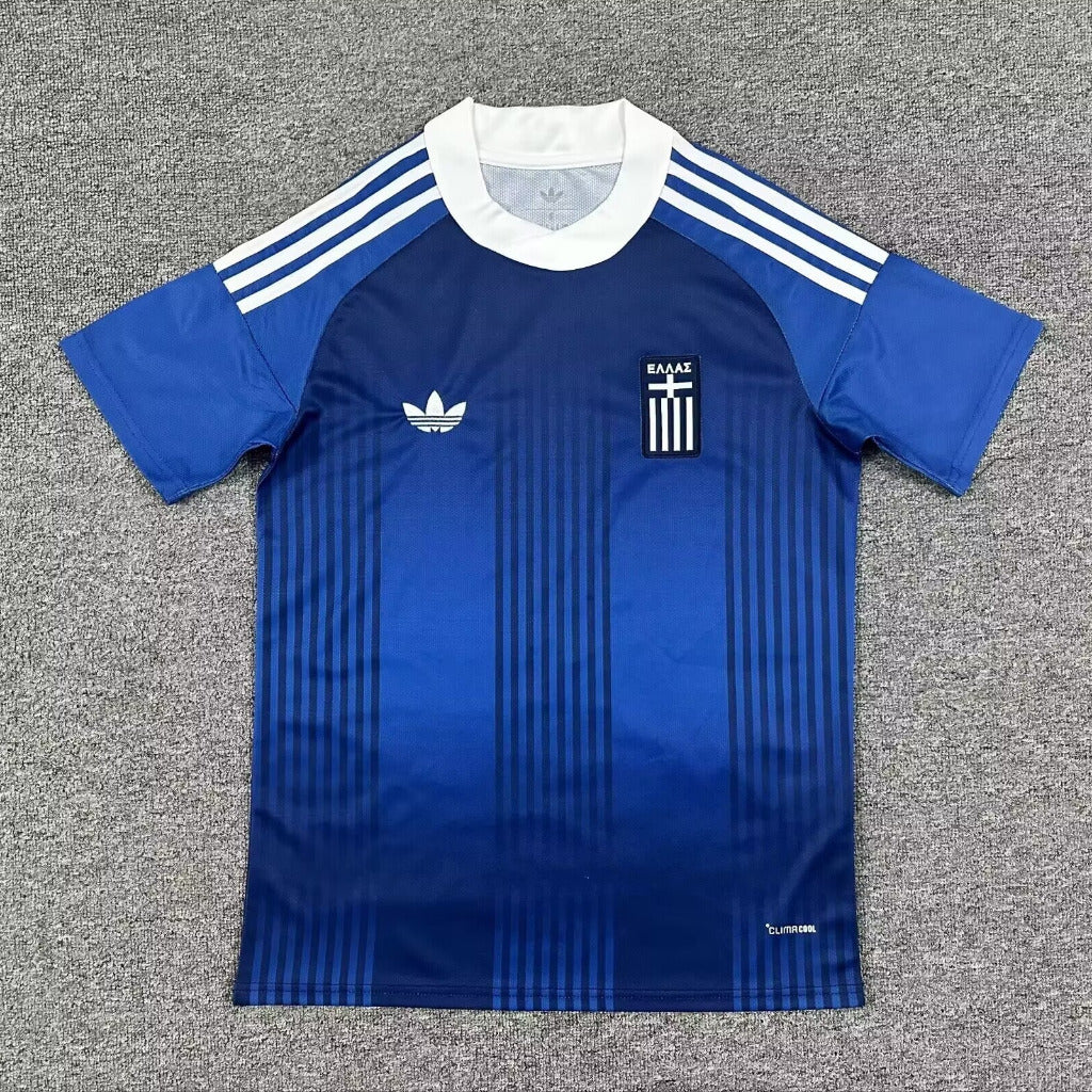 Greece 2026 Blue/White Stripes Away Jersey