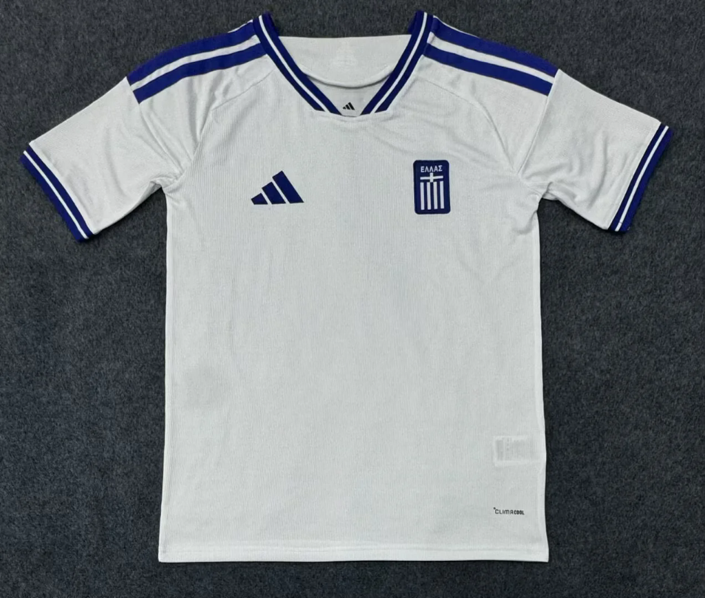 Greece 2026 White/Navy Home Jersey