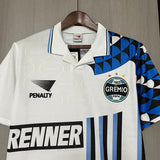 Gremio 1994/95 Retro White/Blue/Black Third Away Jersey