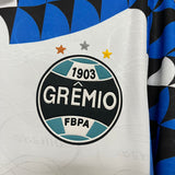 Gremio 1994/95 Retro White/Blue/Black Third Away Jersey
