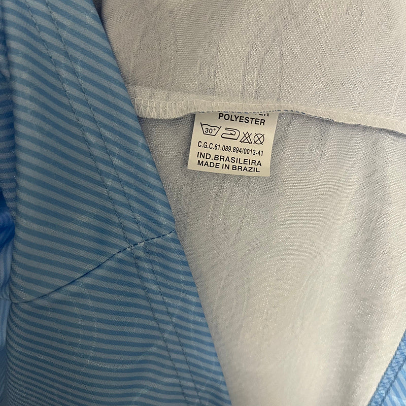 Gremio 1995/96 Retro Sky Blue/White Third Jersey