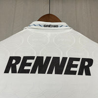 Gremio 1995/96 Retro White/Blue/Black Away Jersey