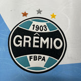 Gremio 1995/96 Retro White/Blue/Black Away Jersey