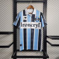 Gremio 1997/98 Retro Version Blue/Black Home Jersey