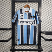 Gremio 1997/98 Retro Version Blue/Black Home Jersey
