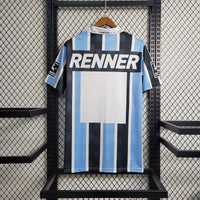 Gremio 1997/98 Retro Version Blue/Black Home Jersey
