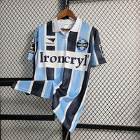 Gremio 1997/98 Retro Version Blue/Black Home Jersey