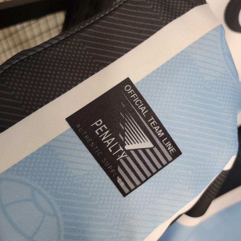 Gremio 1997/98 Retro Version Blue/Black Home Jersey