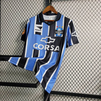 Gremio 1998 Retro Version Blue/Black Home Jersey