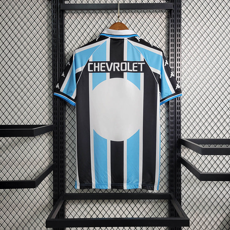 Gremio 2000 Retro Sky Blue/White/Black Home Jersey