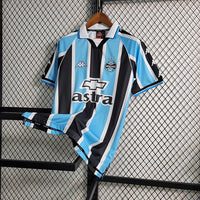 Gremio 2000 Retro Sky Blue/White/Black Home Jersey