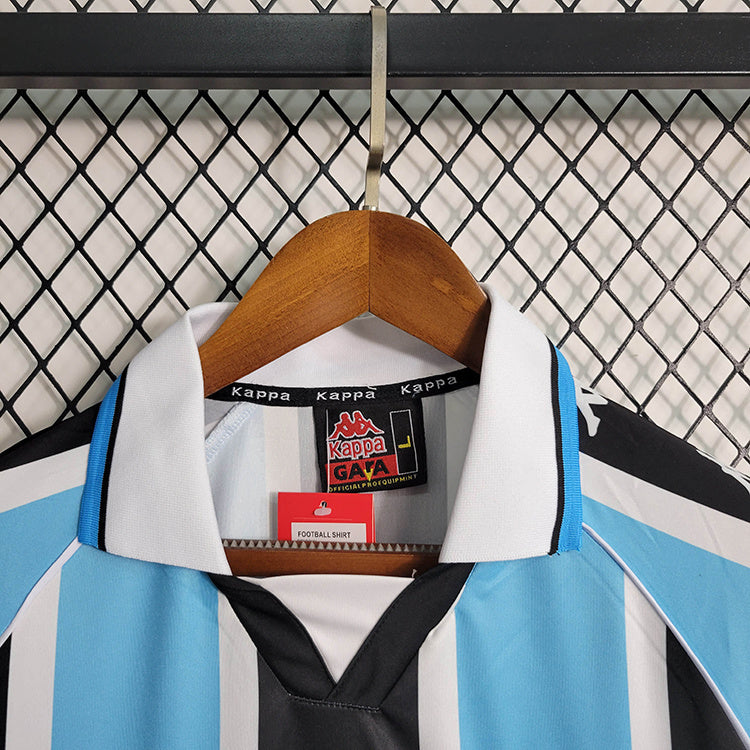Gremio 2000 Retro Sky Blue/White/Black Home Jersey