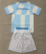Gremio 26/27 Blue/White Block Away Kids Jersey Set