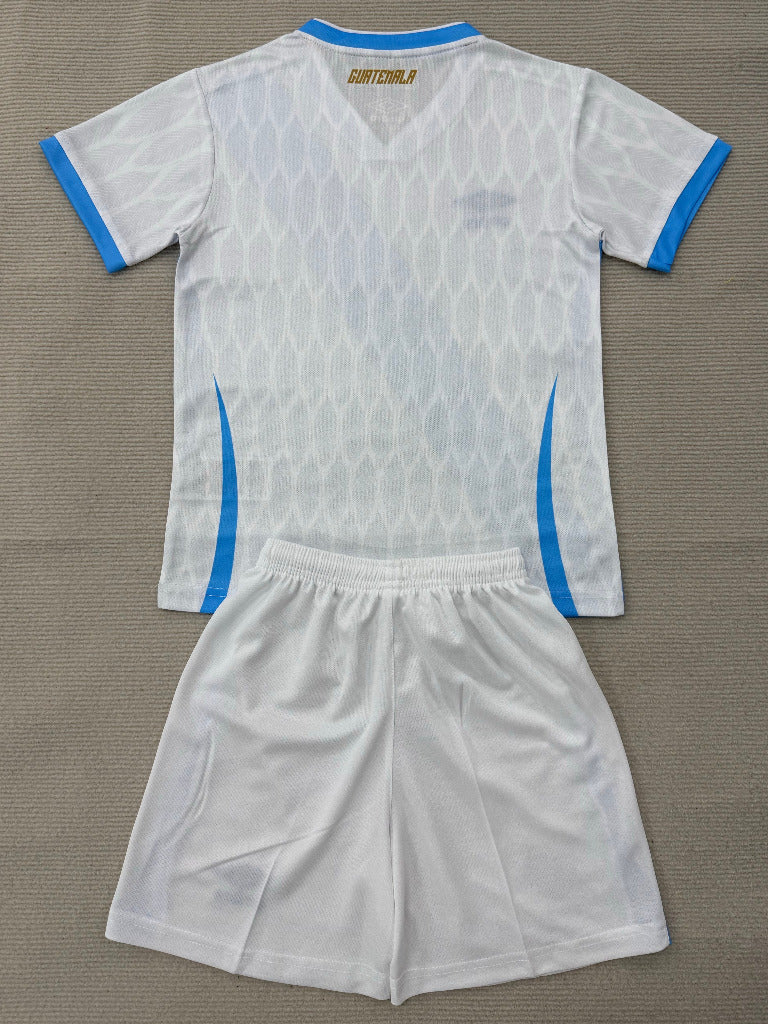 Guatemala 2026 White/Blue Home Kids Jersey Set