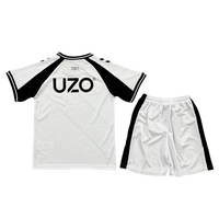 Guimarães 26/27 Classic White with Black Home Kids Jersey Set