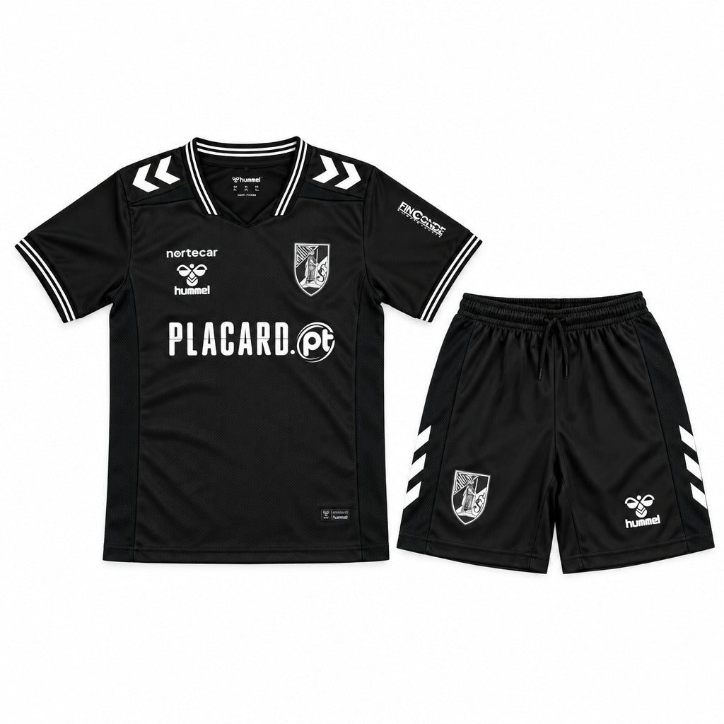 Guimarães 26/27 Dark Navy/Black Away Kids Jersey Set