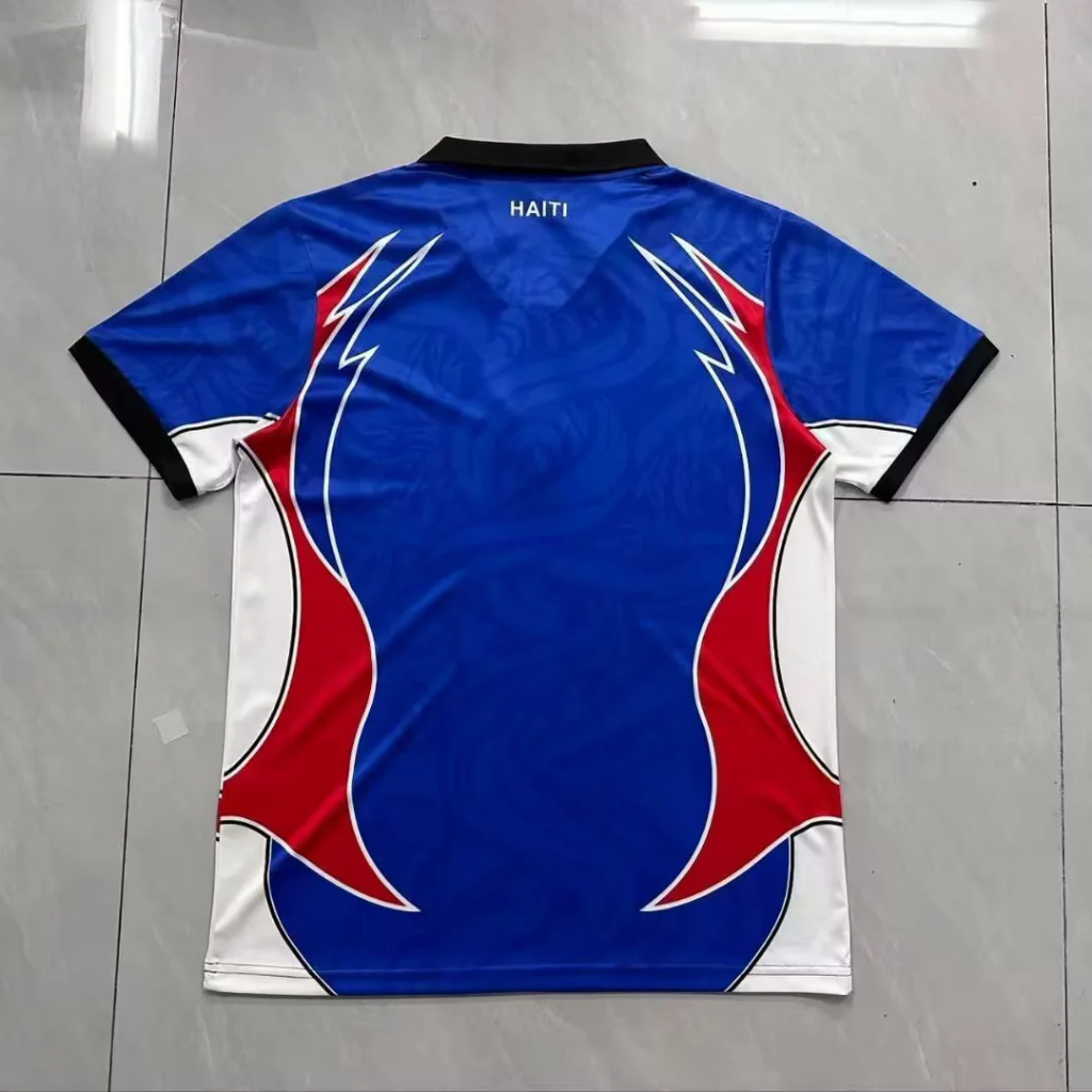 Haiti 2026 FIFA World Cup Blue/Red/Black Home Jersey