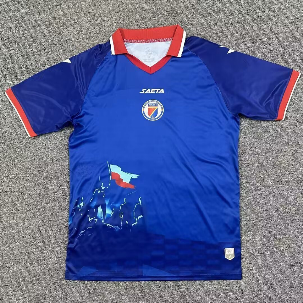Haiti 26/27 World Cup Blue/Red Home Jersey