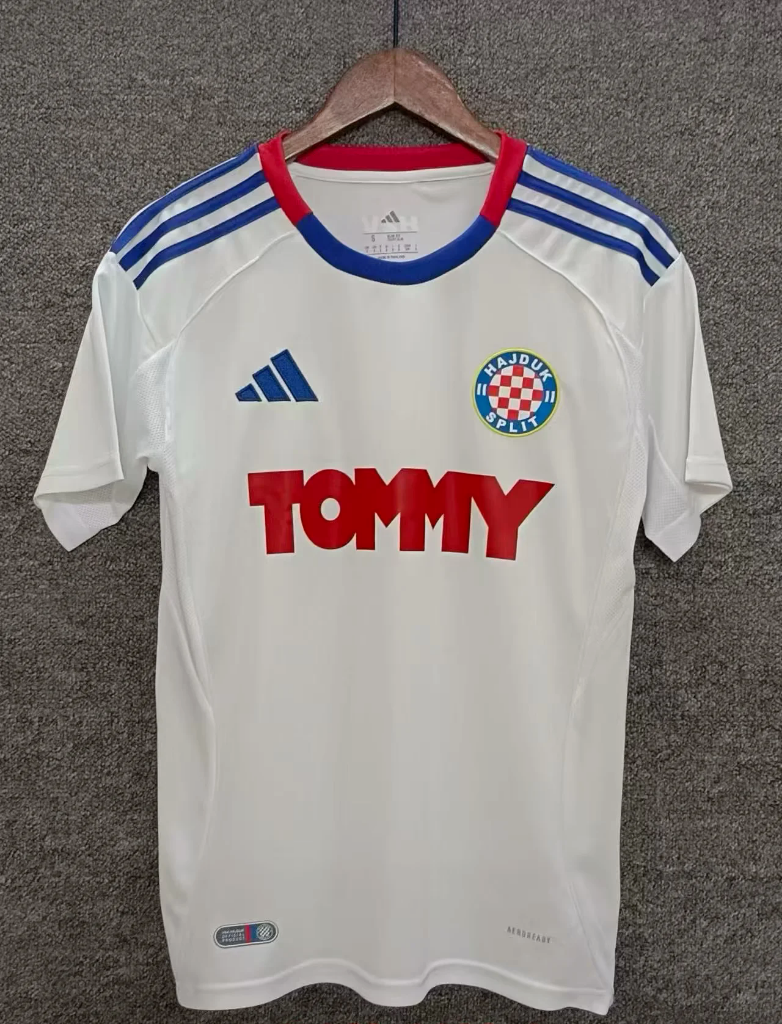 Hajduk Split 25/26 White/Blue Home Jersey