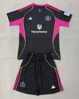 Hamburger 25/26 Black/Pink Third Kids Jersey Set
