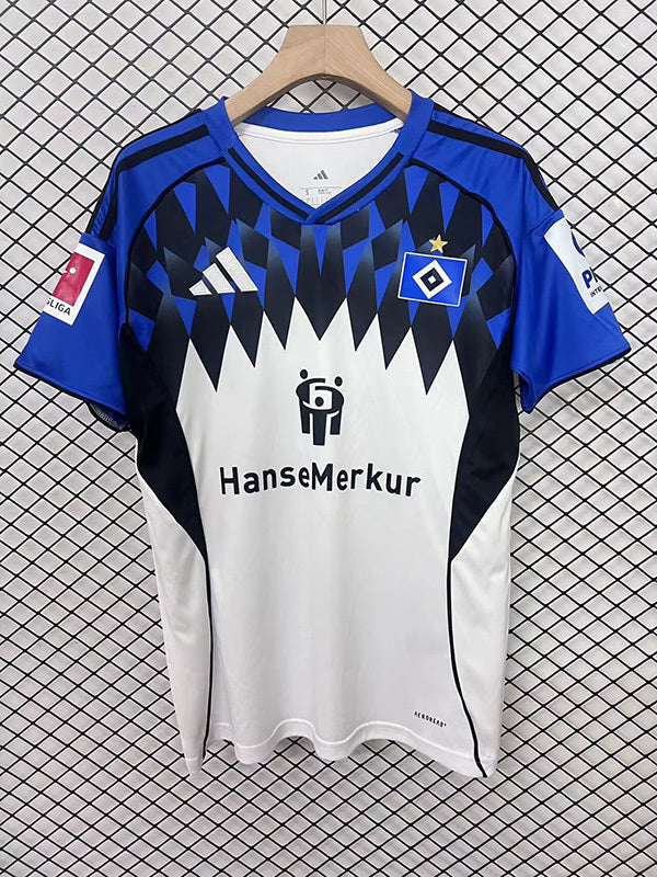 Hamburger 25/26 White/Blue Home Jersey