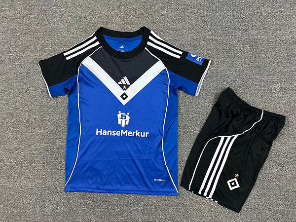 Hamburger SV 25/26 Royal Blue Away Kids Jersey Set