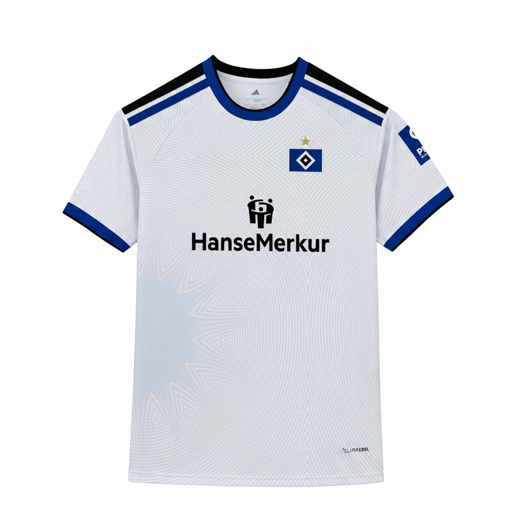 Hamburger SV 26/27 White/Blue Trim Home Jersey