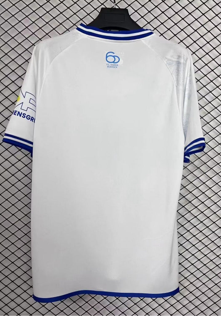 Hansa Rostock 25/26 White/Blue Away Jersey