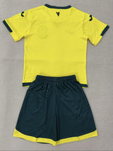 Hibernian 25/26 Yellow/Black Third Away Kids Jersey Set