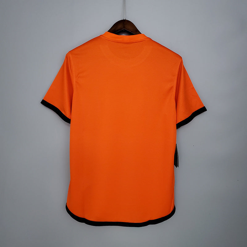 Holland 2012 Vintage Retro Orange/Black Home Jersey