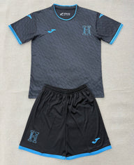 Honduras 2026 Black/Turquoise Trim Fourth Kids Jersey Set