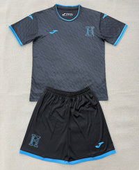 Honduras 2026 Black/Turquoise Trim Fourth Kids Jersey Set
