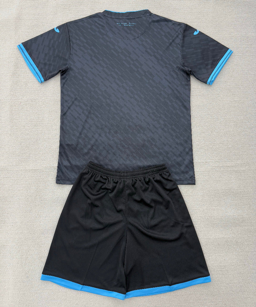 Honduras 2026 Black/Turquoise Trim Fourth Kids Jersey Set