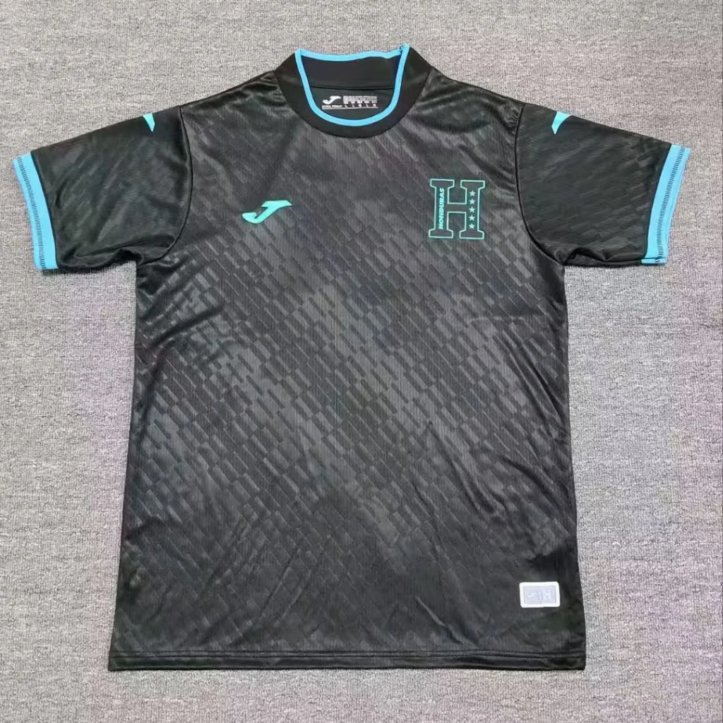 Honduras 2026 Black/Turquoise Trim Third Jersey