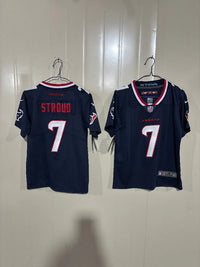 Houston Texans 25/26 Stroud #7 Navy Blue Kids Jersey