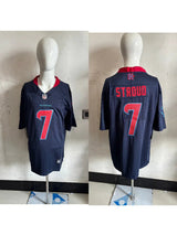 Houston Texans 25/26 Stroud #7 Navy Blue/Red NFL Jersey