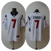 Houston Texans 25/26 Stroud #7 White/Black NFL Jersey