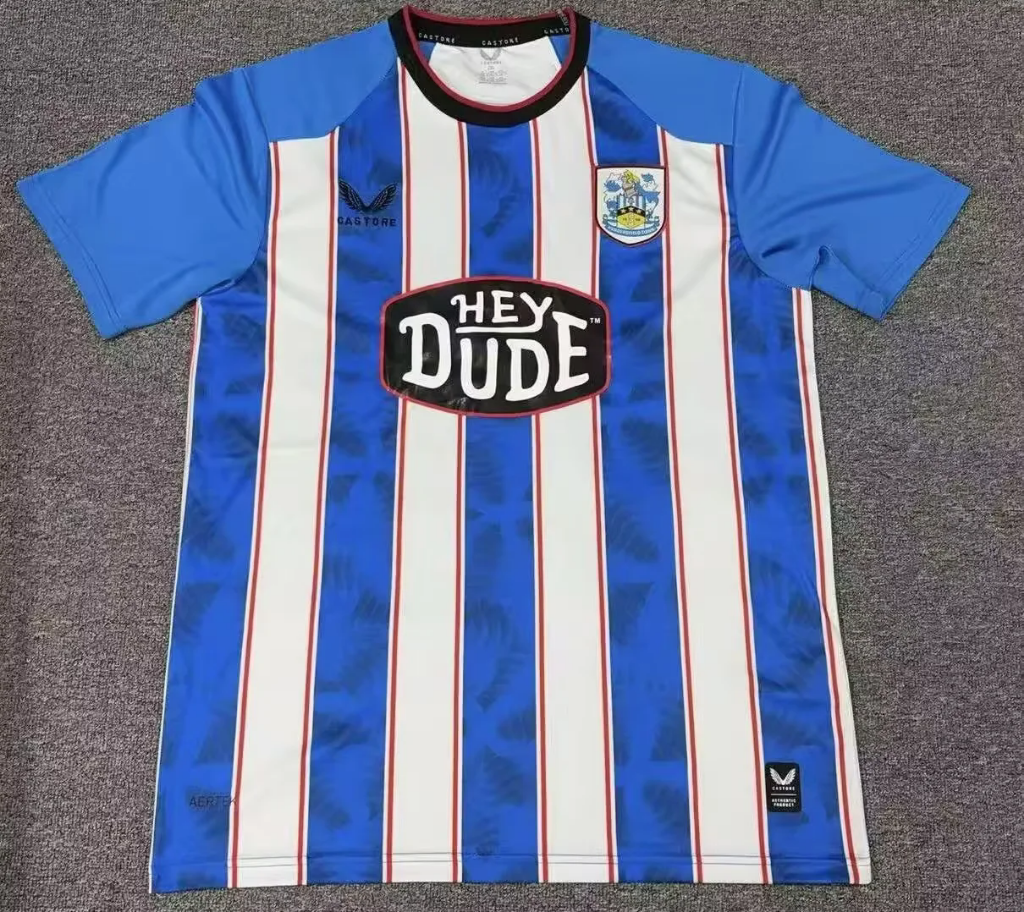 Huddersfield Town 26/27 Blue/White Stripes Home Jersey