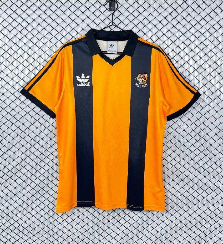 Hull City 1981/82 Retro Orange/Black Home Jersey