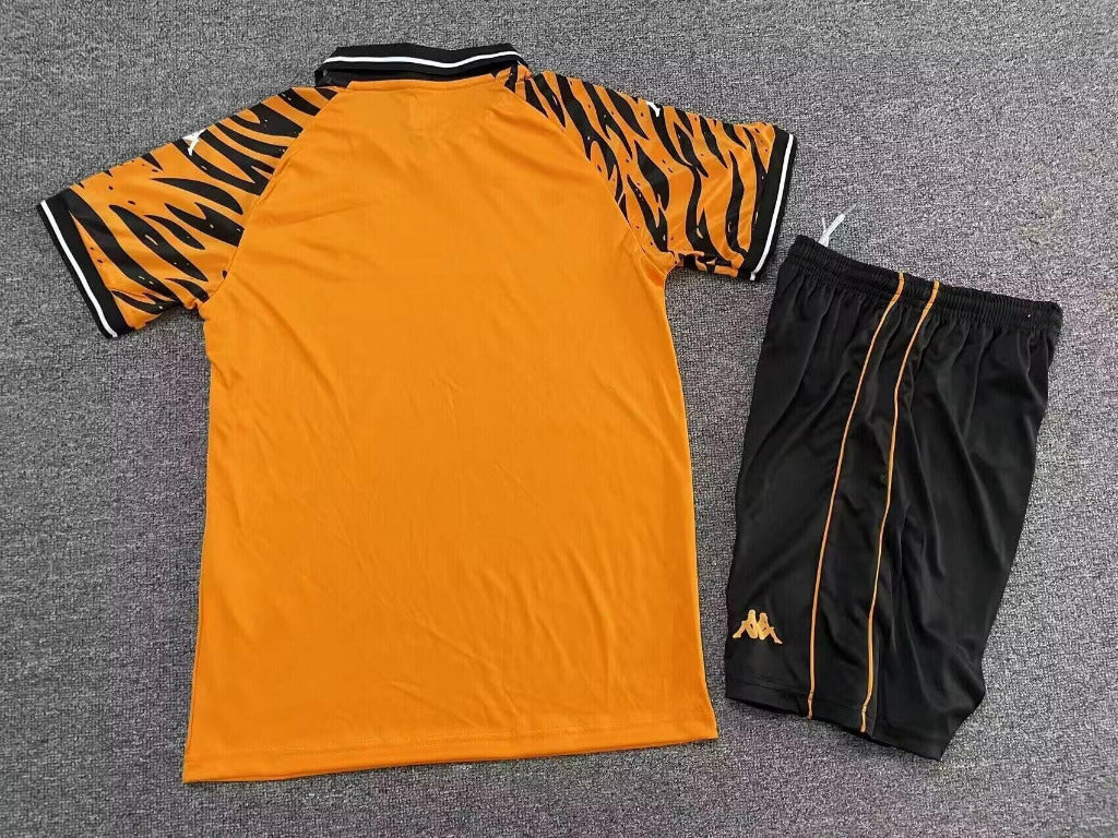 Hull City 25/26 Orange/Black Home Kids Jersey Set